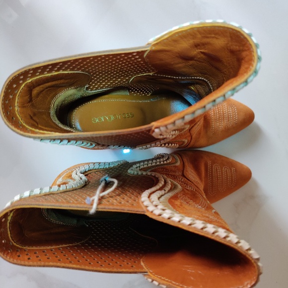 NEW Sergio Rossi Suede Dahlia Boots - Picture 2 of 7